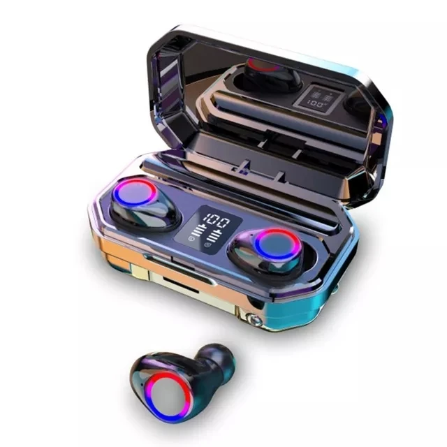 

TWS M12 earphones headphones headsets wireless waterproof used for mobile phone, Black, white
