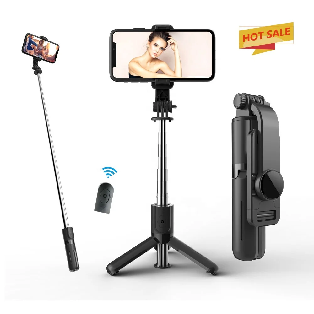 

SYOSIN 3 in 1 Portable L11 Selfie Stick With Wireless Remote Shutter 360 Rotatable Palos Selfie Tripod 730mm For Gopro Insta