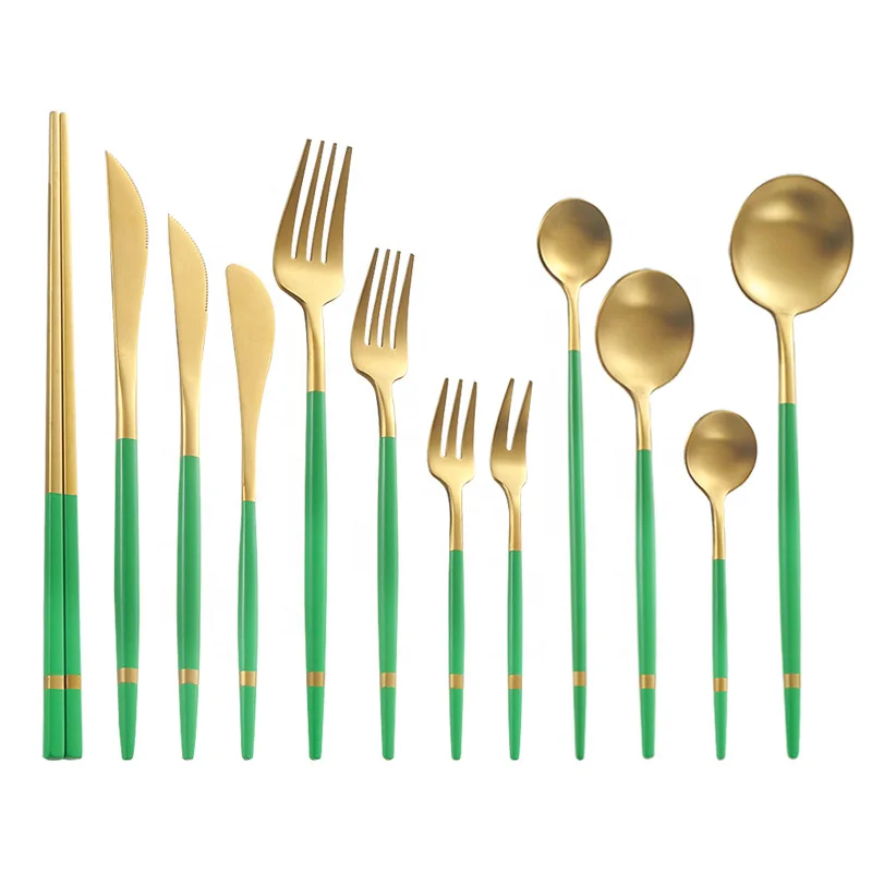 

Royal Green 304 Spoon Set Stainless Steel Steak Serving Cutlery Set