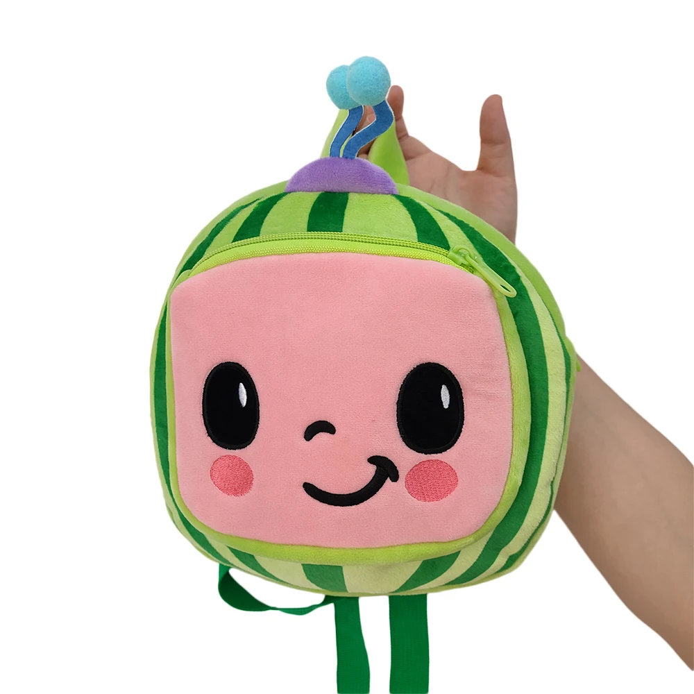 

25cm Good Quality Plush Cocomelon JJ Toy New Arrival Stuffed JOJO Doll Gift Cocomelon Backpack Plush, Green