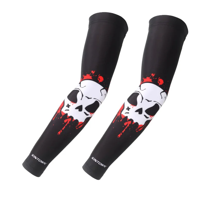 

Ice sleeve men's arm guard ice silk sunscreen sleeves female arm sleeve tattoo flower arm