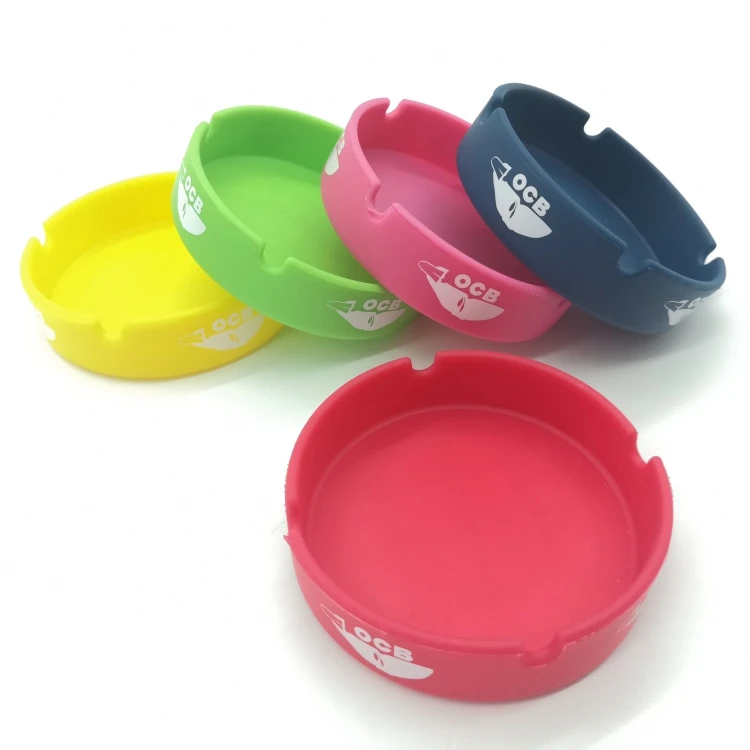 Shatterproof Cigar Astray New Arrival Silicone Ashtray With Custom Heat Resistant Cigar Silicone