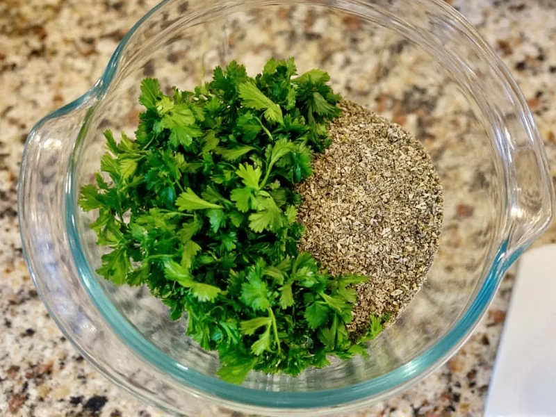 1/4 Cup Fresh Parsley to Dried: Exact Conversion Guide