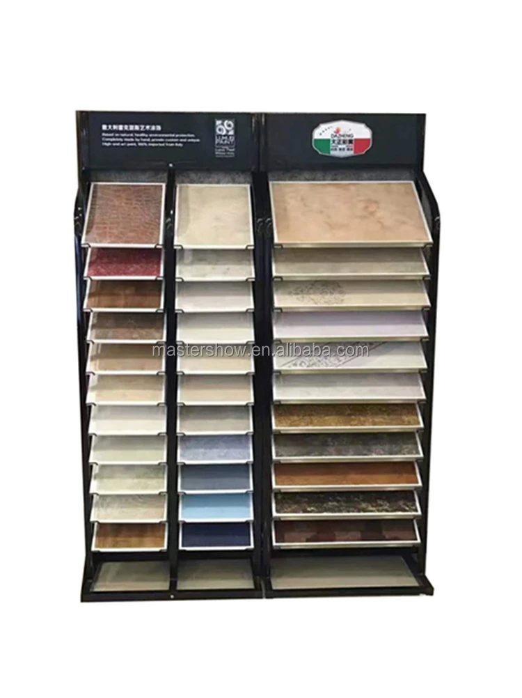 New Design Ceramic Tile Showroom Display Stands Granite And Marble Tile