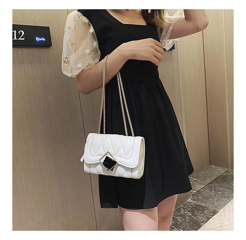 Sh1449 Luxury Chain Jelly Handbag Fashion Designer Women's Bag