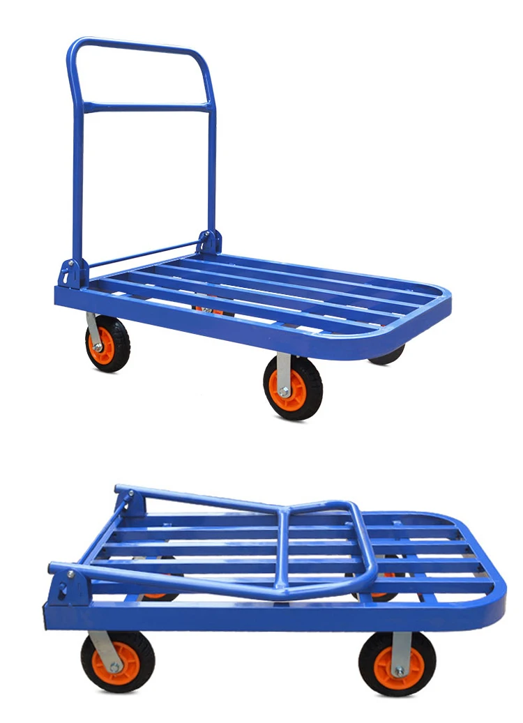 折叠平台车工业小车手推车静音推车广东制造商