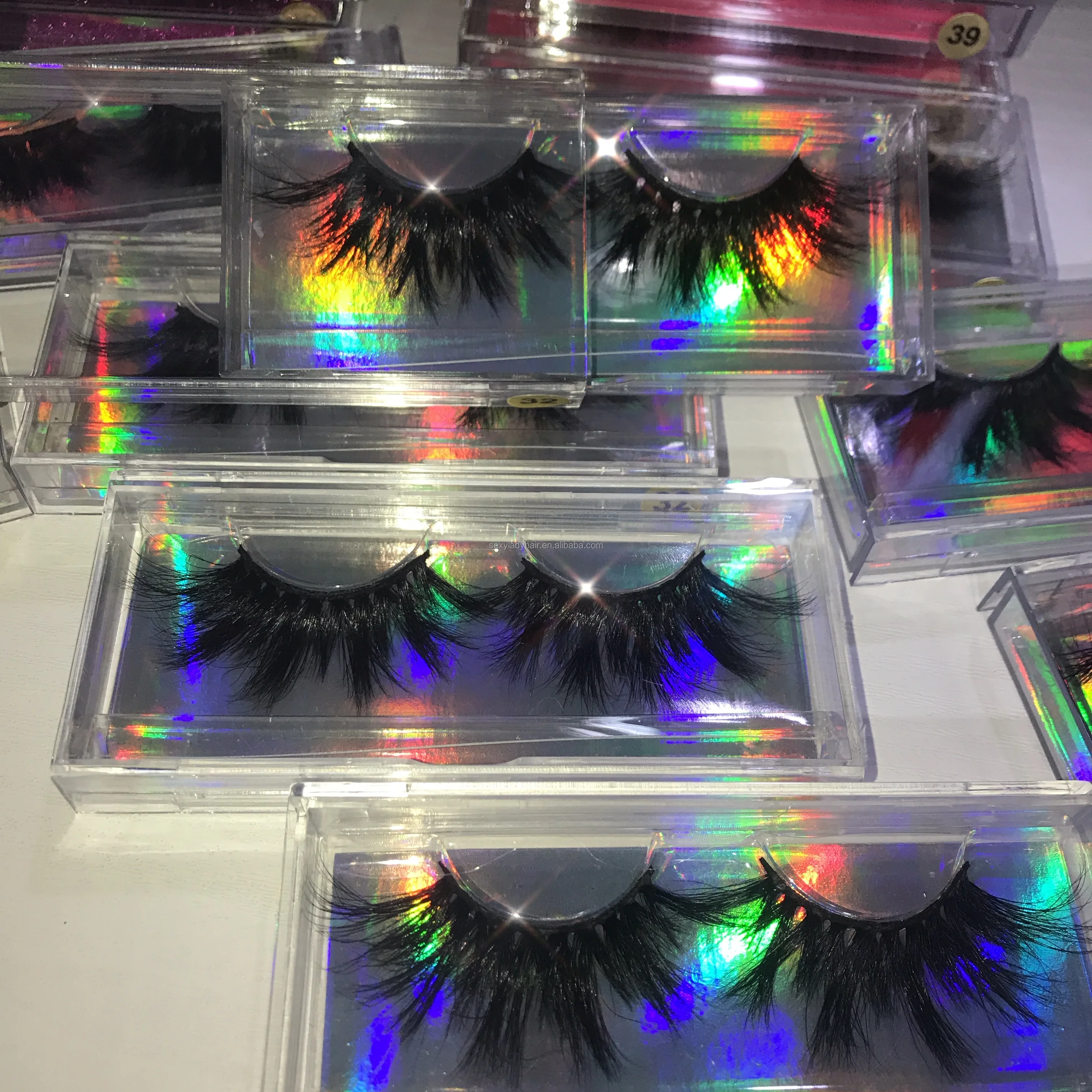 

free lashes sample Wholesale strip real 100% mink eye lashes private label packaging box false 3d mink eyelashes, Natural black