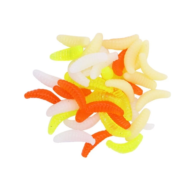 

Model Z001-50 4colour 2cm 0.37g a pack of 50 Lure Fishing bait Artificial Silica gel bread bug, 4colors