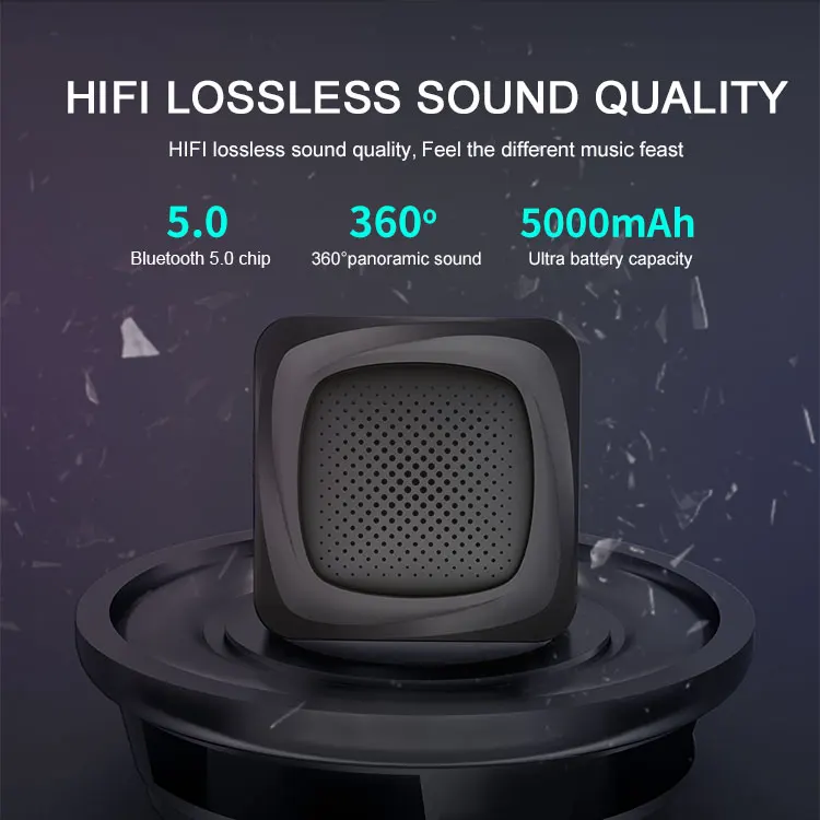 2020 Wireless Bluetooth Speaker With 5000mAh Power Bank Outdoor Bluetooth Speaker - ANKUX.COM