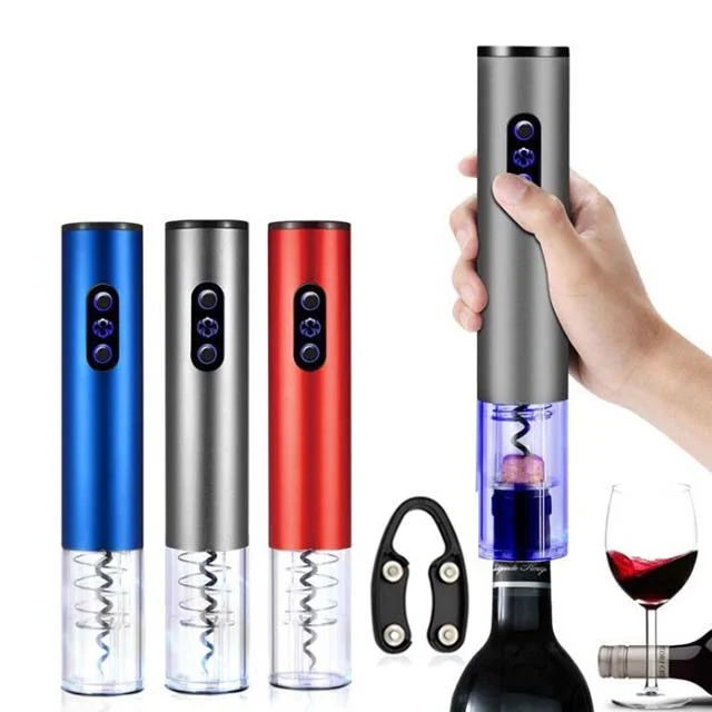 

Perfect Bar Accessories Gift Box Packaged Dry Battery Electric Corkscrew Wine Opener Best Seller for Holiday Gift, Customized