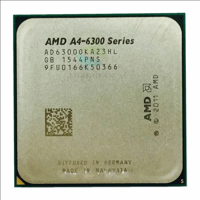

For AMD A4-Series A4 6300 A4 6300K A4 6300B 3.7 GHz Dual-Core CPU Processor AD6300OKA23HL/AD630BOKA23HL Socket FM2