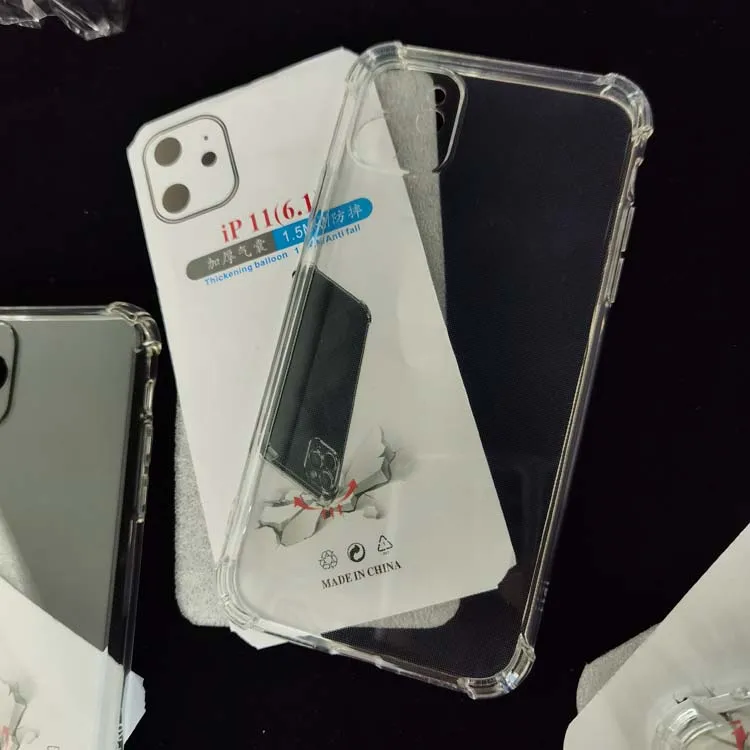 

Cell Mobile 1.5mm Clear Shockproof Airbag Small Hole Camera Protector Soft Transparent Phone Back Cover Case for Vivo Z3 V11i Z3