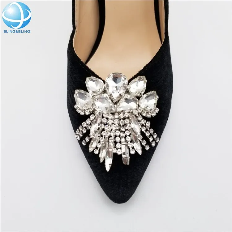 W4009 Decoration Shoes Flower Girl Shoes Jeweled Ornament For Shoe