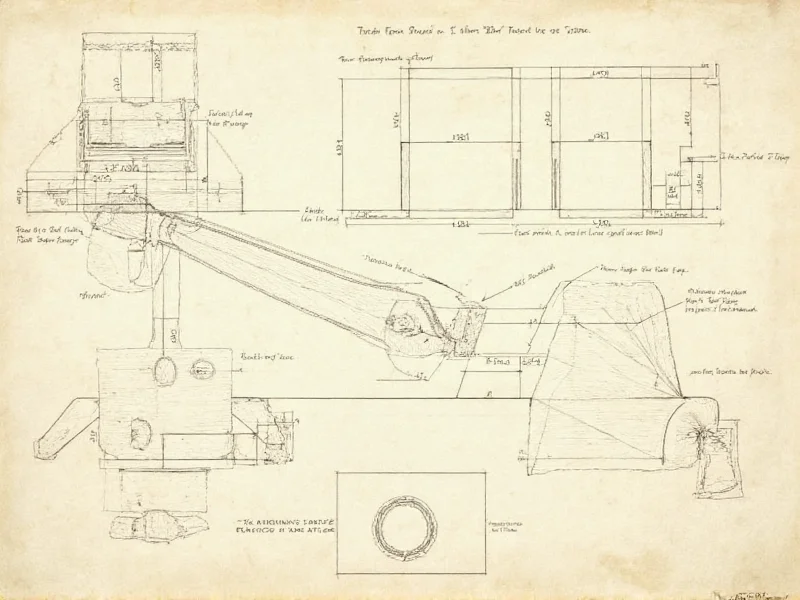 Hand-drawn craft blueprint with measurements and material notes