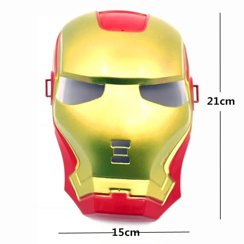 Mesh Iron Man Full Face Mask Child Cartoon Mask For Cosplay Halloween ...