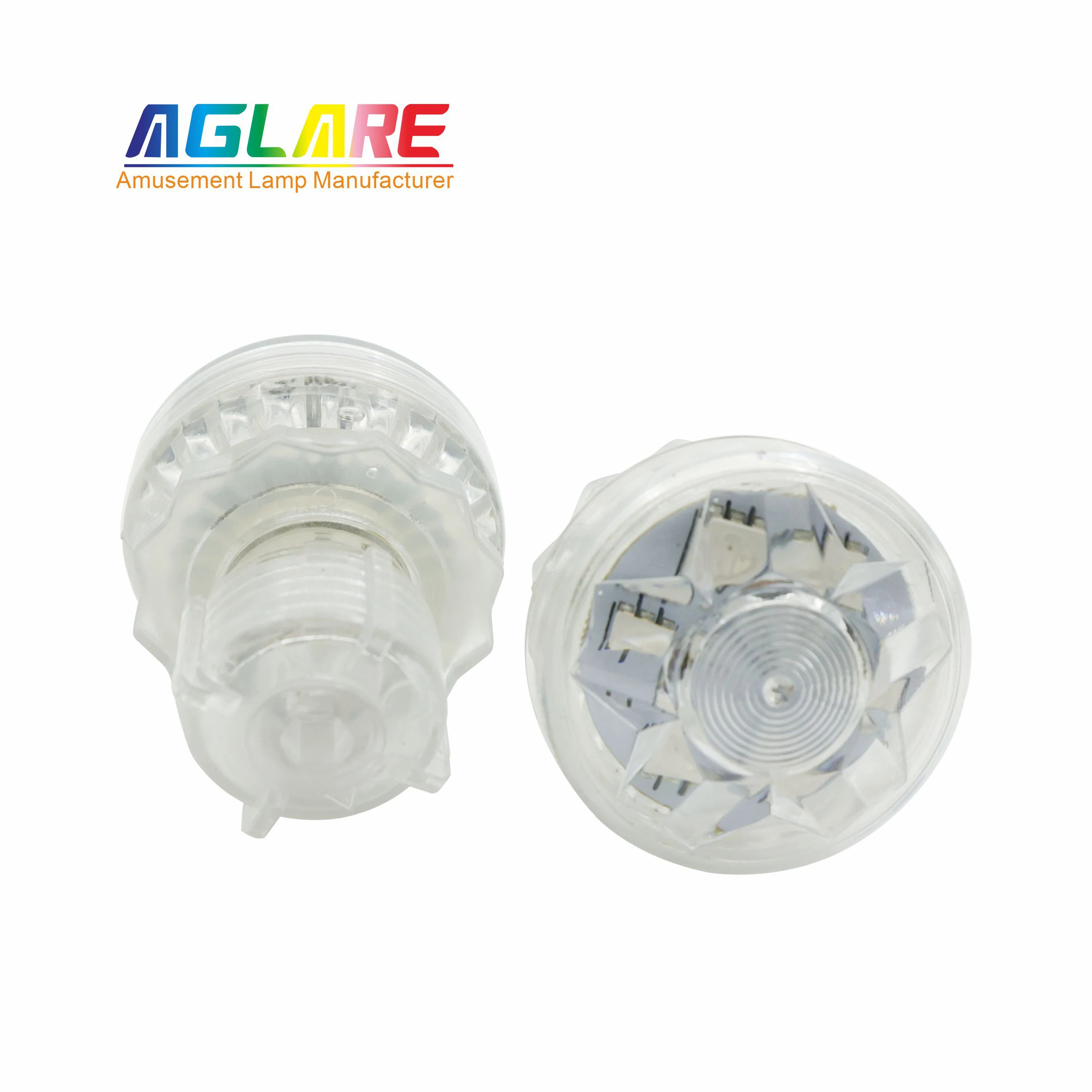 

Aglare 24V Automatic Rgb E14 Amusement Fairground Lights Dimmable Carnival Ride Led Cabochon Lights