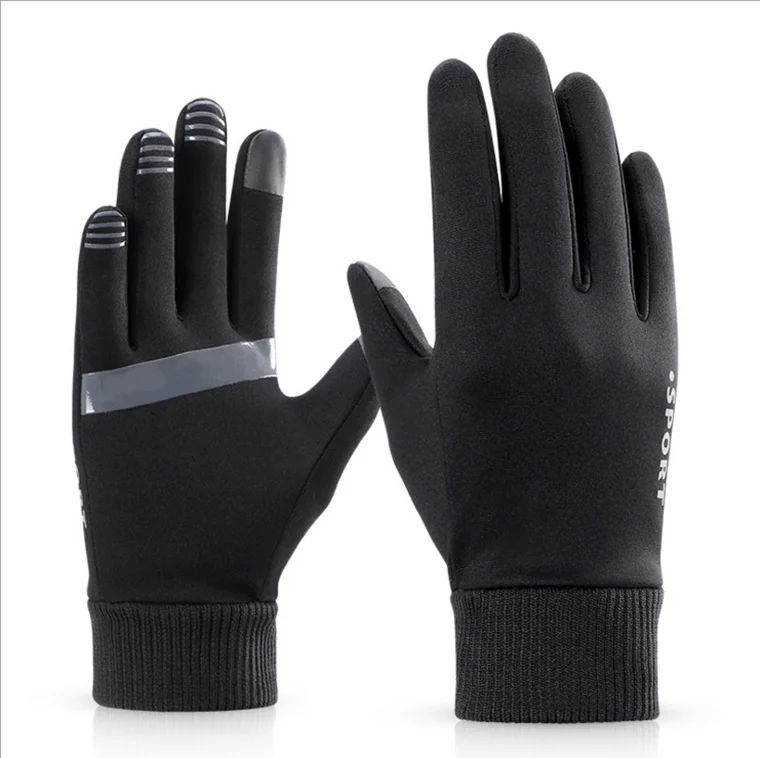 

Black Synthetic Leather Horse Motorcycle Cycling Outdoor Protective Safety Hands Outdoor Warm Riding gloves