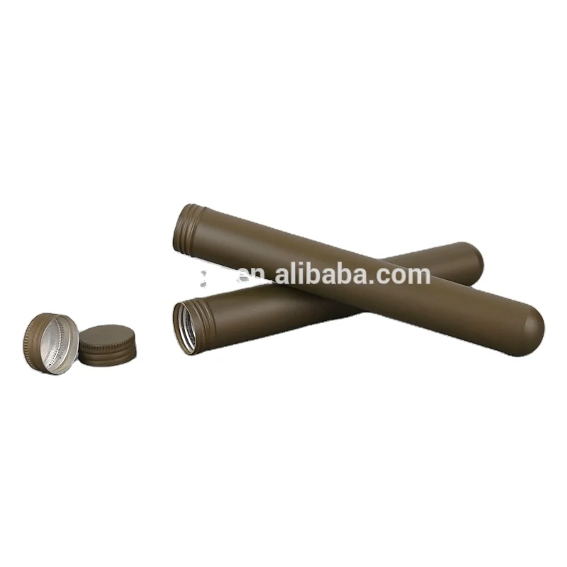 
Wholesale custom aluminum cigar tube for tea leaf or candy 