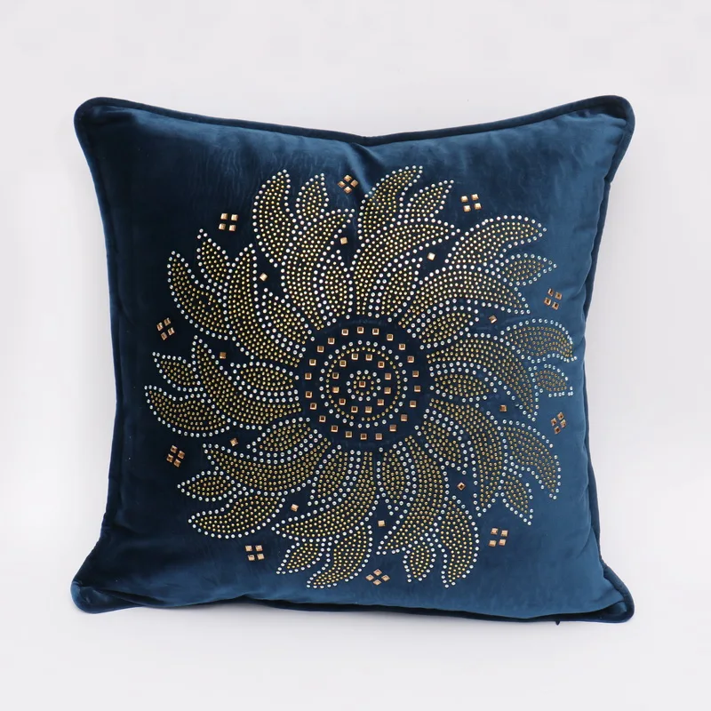 

2020 Amazon hot sale diamond rose cushion cover
