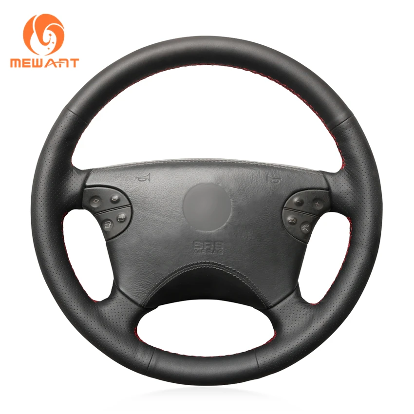 

Car Accessories Custom Hand Sewing Steering Wheel Cover For CLK-Class W208 C208 E-Class W210 G-Class W463 2000 2001 2002 2003