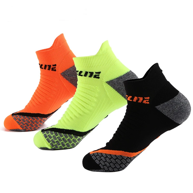 
Black white and grey mesh men sport ankle socks short cotton custom socks oem fashion plain no show athletic socks 