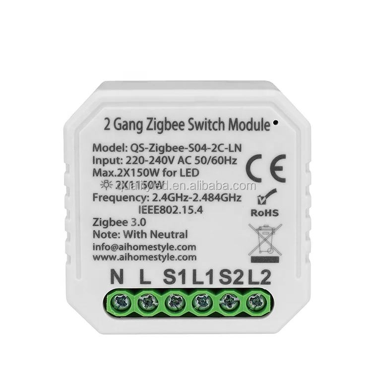 Wholesale Home automation Remote adjustment Tuya Switch module Smart Zigbee 3.0 - ANKUX.COM