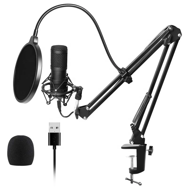 

192KHz 24Bit sampling rate USB microphone set youtube podcast recording computer microphone BM-800