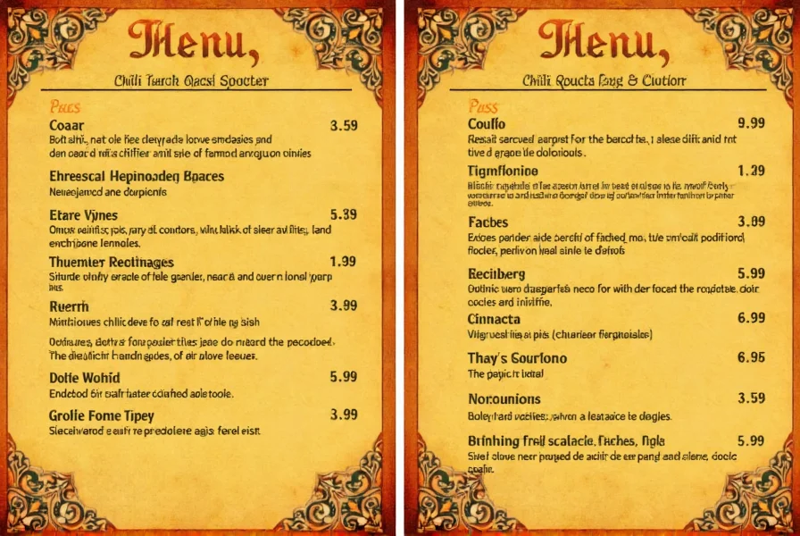 Chili Verde Menu: What to Expect at Authentic Mexican Restaurants