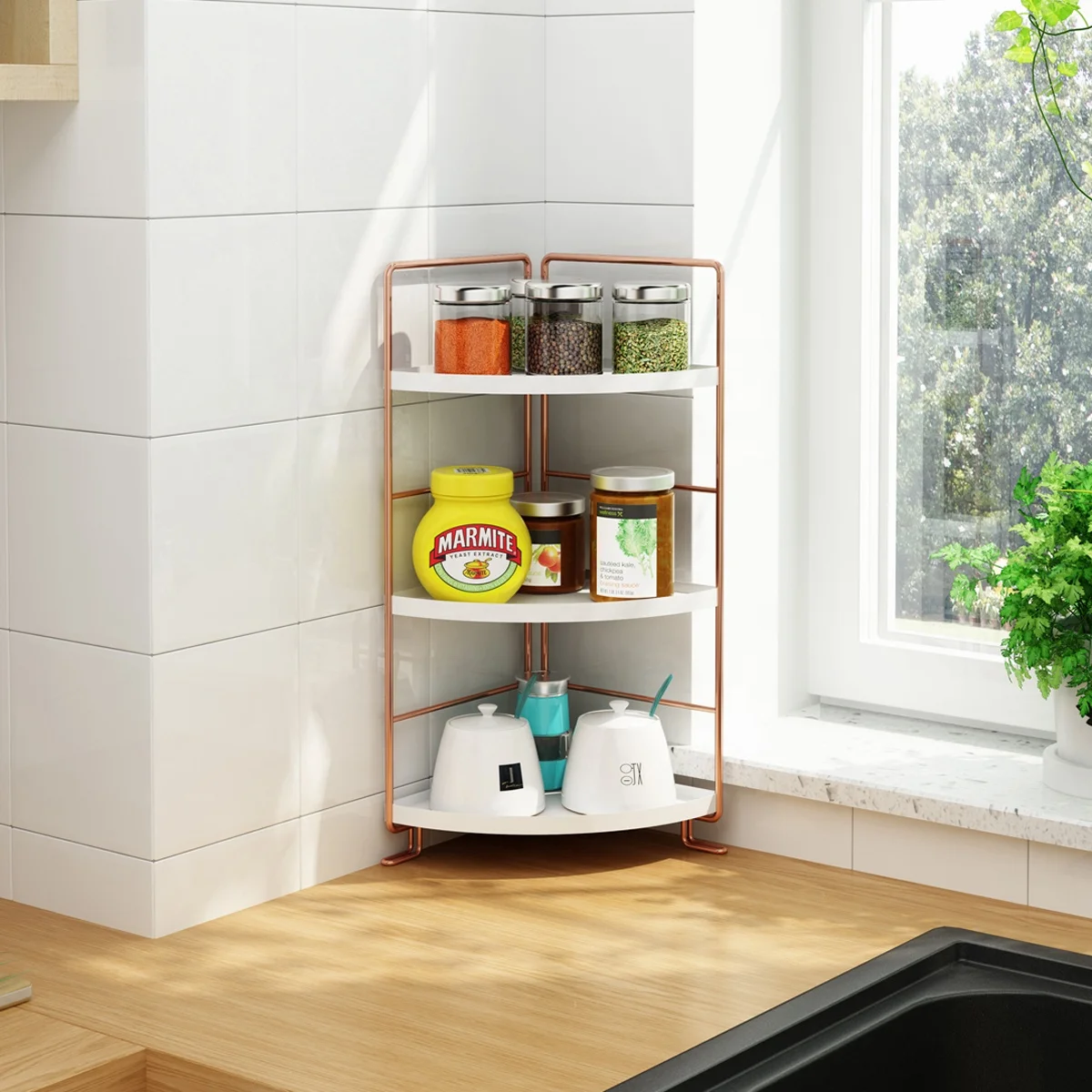 

2/3 layers 17 cm narrow Multifunctional Standing Storage holders & racks