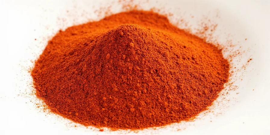 Comparison chart of different types of paprika