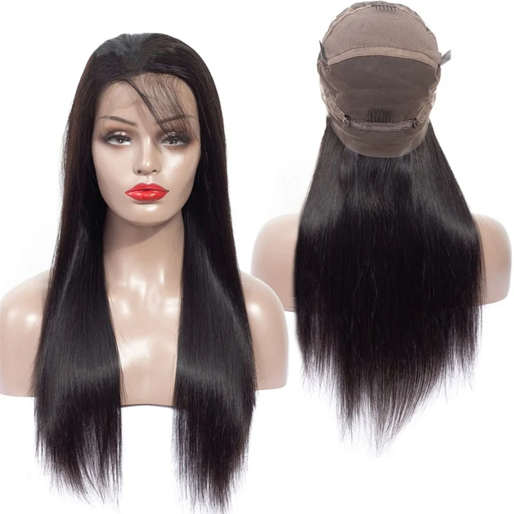 

Rely Hd Transparent Swiss Lace Front Wig Human Hair 360 Lace Frontal Wig Straight Glueless Brazilian 100% Virgin Full Lace Wig