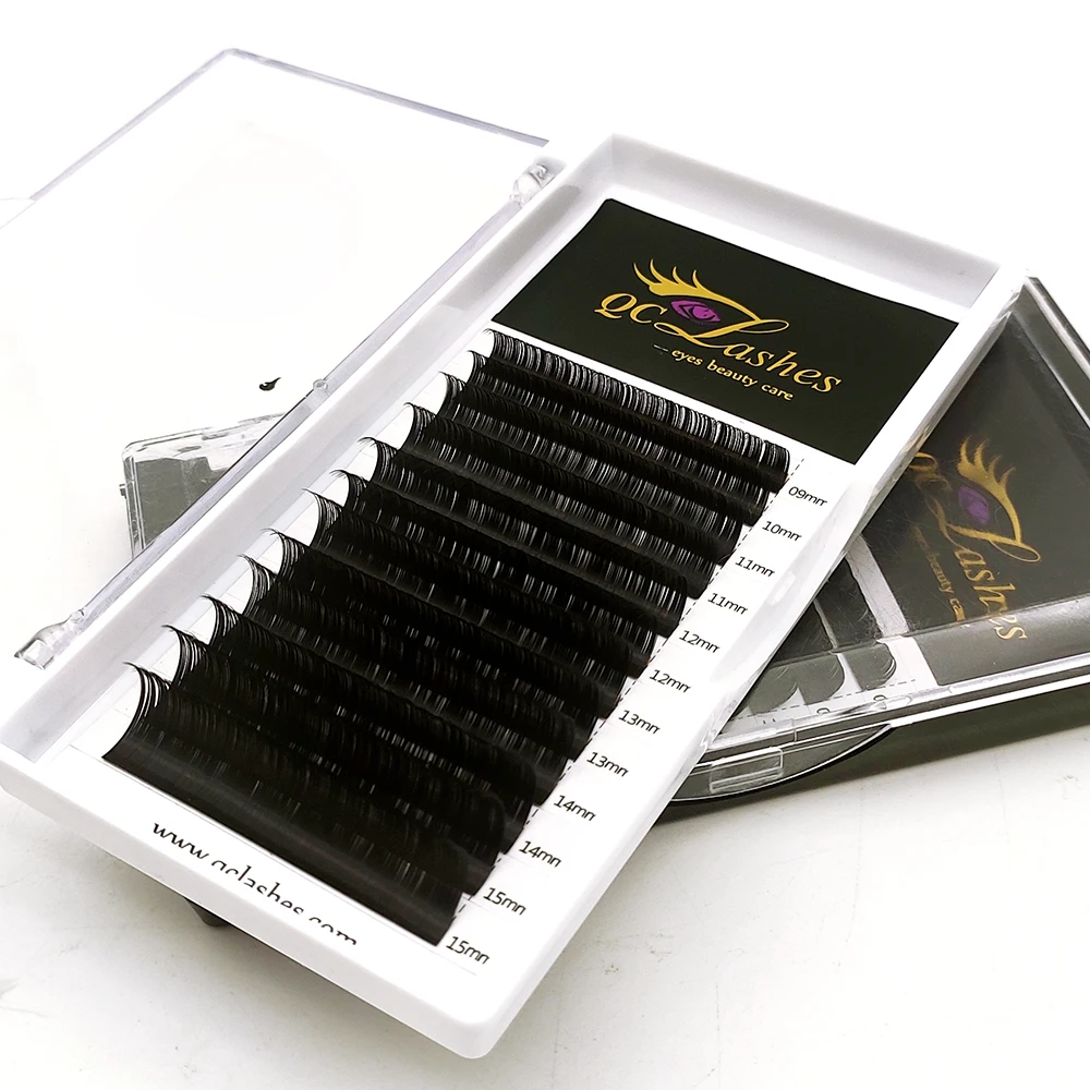 

Custom packaging Soft lovely Camellia vegan eyelash extension Suppliers, Black