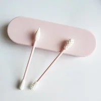 

Earbud Q Tip Silicone Ear Cleaning Cosmetic Reusable MakeUp Swab