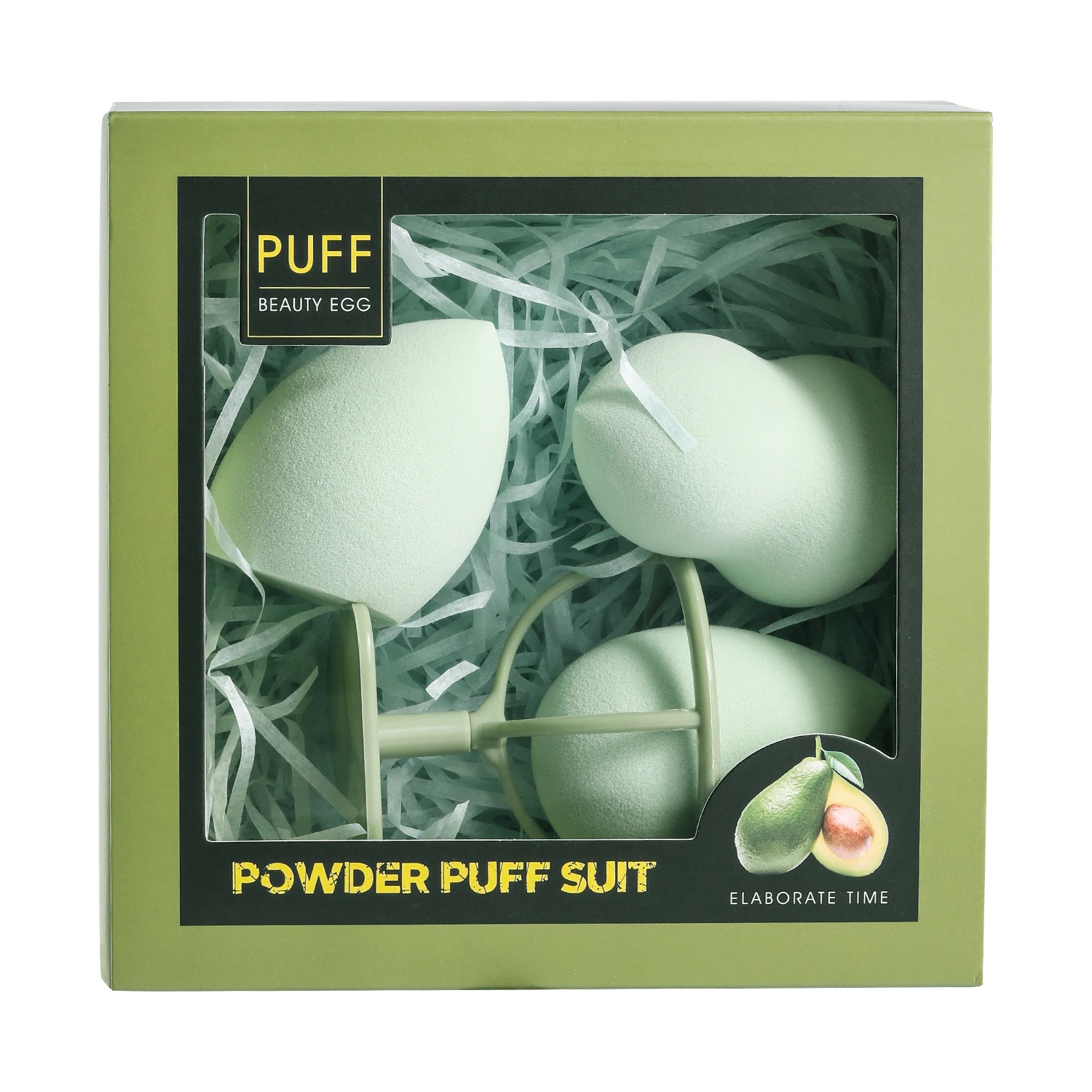 

3pc makeup sponge multi use super soft Latex-free makeup blender sponge set