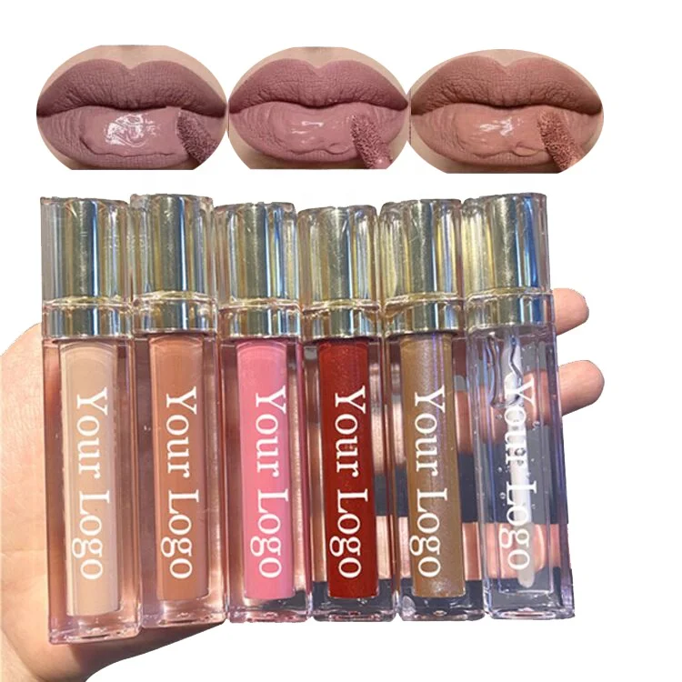 

Waterproof Nude Matte Velvet Glossy Lip Gloss Moisturizer lip rouge Sexy Red Lipstick Women Fashion Makeup Gift, 50 colors