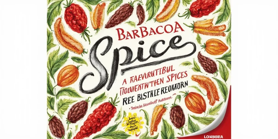 Map showing barbacoa and similar spice blends around the world