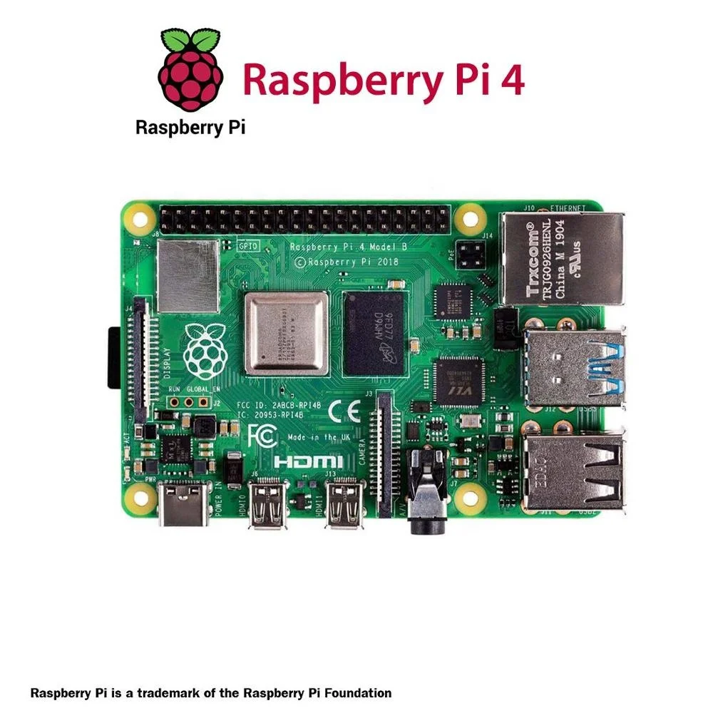 
Raspberry Pi 4 Starter Kit (4G RAM) with Aluminum Alloy Case and SD Card raspberry pi 4 1GB/2GB/4GB 