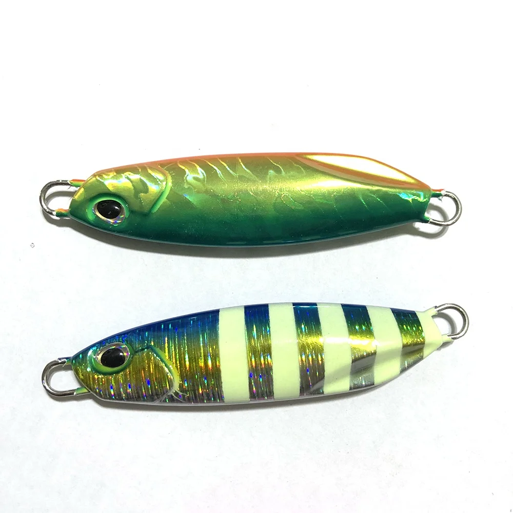 

ToMyo 20g/30g/40g/60g/80g Fishing-lures Vibe Metal High Speed Jigging Lead 3D-eyes