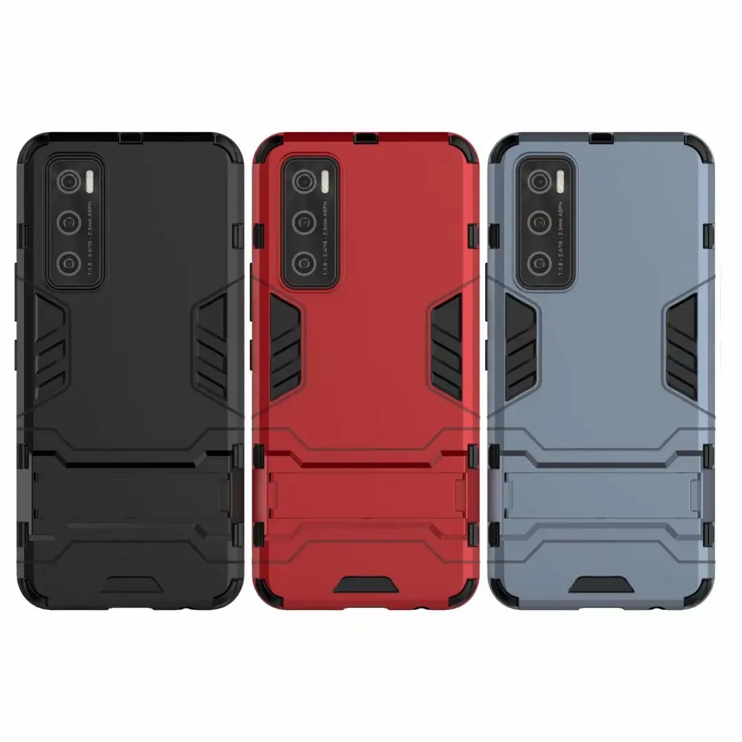 

Highly Quality 2 in 1 Heavy Duty Hybrid Armor Case TPU Hard PC Slim Back Cover Case For VIVO V20 SE, As pictures