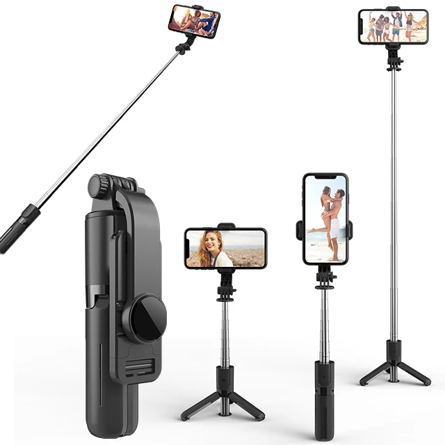 

Wholesale L11 Selfie Stick wtih Tripod stand Mini Folded SelfieStick Phone holder for video photo