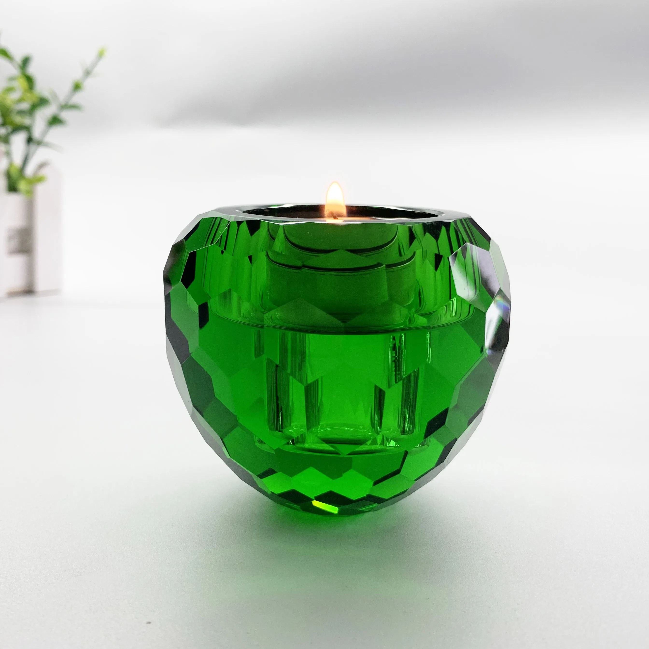 New Design K9 Crystal Candle Holder Crystal Tealight Holder Buy