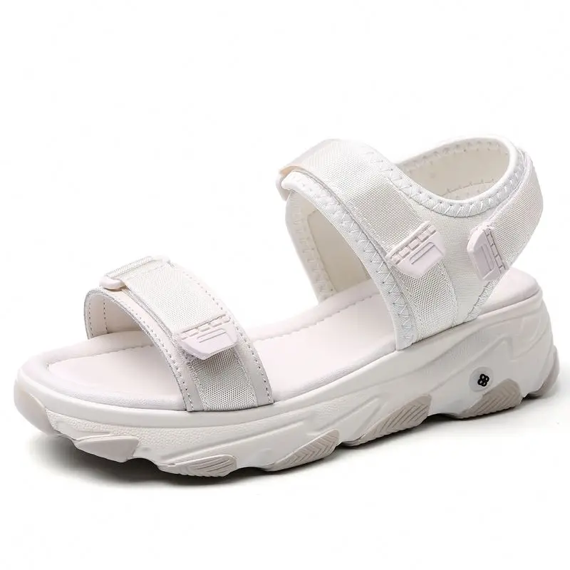 

New design outdoor summer beach flat platform slipper slides sandals for women sandals shoes ladies, Optional