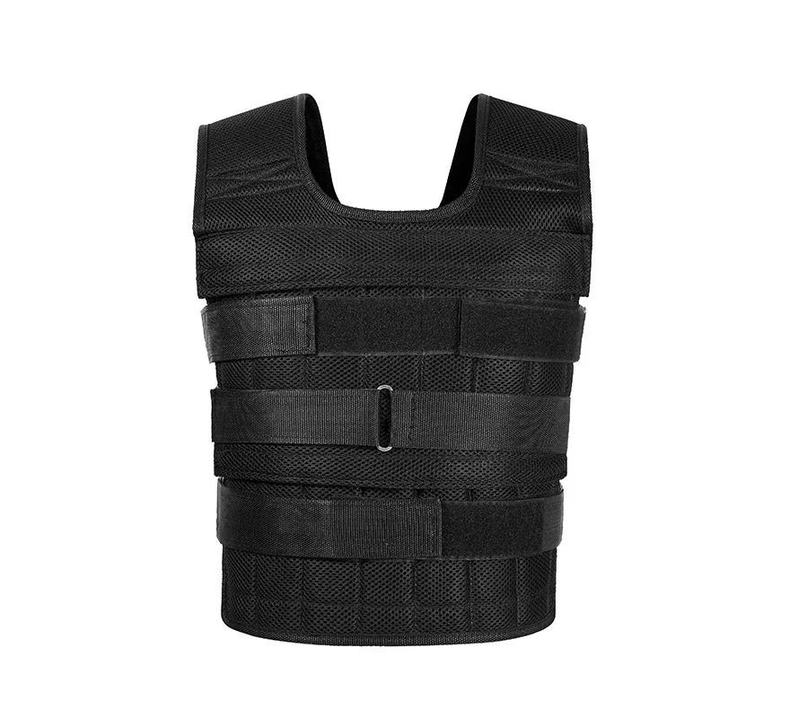 

Mesh Bibs Training Sports 5kg Mens Weight Loss Workout Plate Carrier Weight Loading Vest Gym 20 Kg With Weight For Men, Black