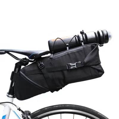 

Drying rack nylon sport bicycle storag bike bags water proof carry delivery phone holder side travel bag case, Colourful