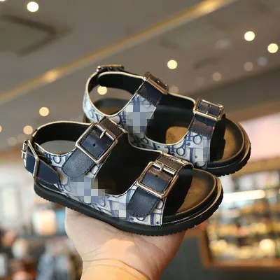 

Wholesale New Fashion Boy Shoes Non-slip Flat Casual Children Sandals, Blue