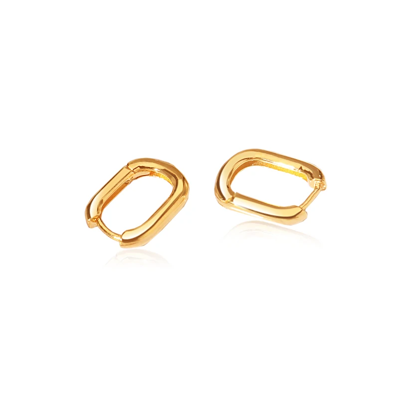 

fukarni 2020 New Arrival Korean Style Of S925 Sterling Silver Earrings 18k Gold-Plated Silver Earrings KE002