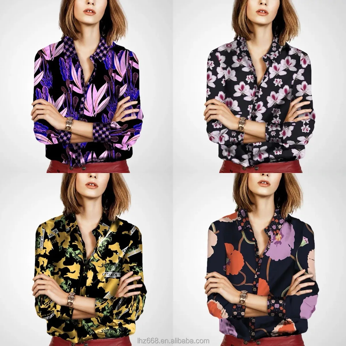 

New Arrival Fashion Women Shirt Comfortable Women Causal Lady Blouse Puff Sleeve Womens Tops Blouses