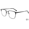 2019 wenzhou FC brand retro metal optical frame acetate eyeglasses frame