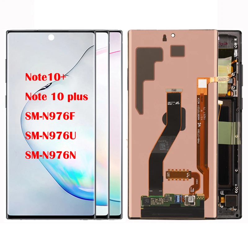 

Original lcd touch screen for Samsung Galaxy Note10+ screen replacement for samsung note 10 plus screen