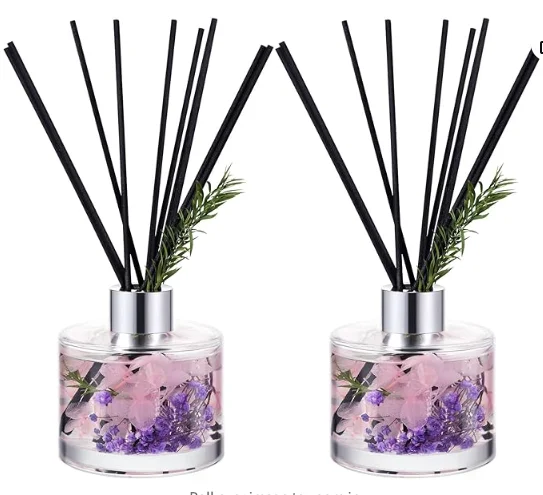 

Reed Diffuser Sets Flower Oil Diffuser Sticks with Refill Empty 5oz Diffuser Bottles Oil